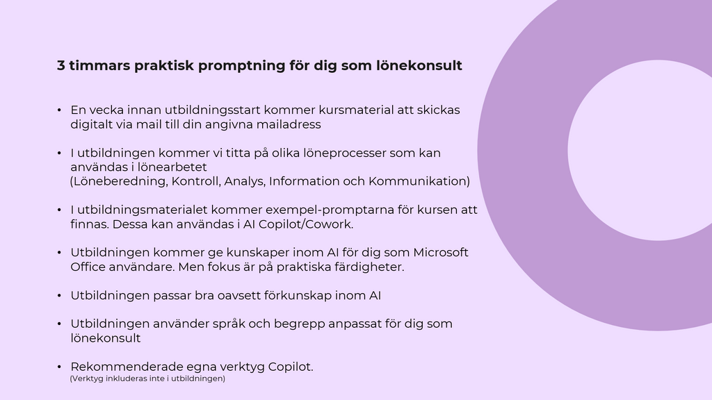 Microsoft Cowork för lönekonsulten (AI-utbildning för lön) (utbildning) (3 timmar) (28 augusti 8:30 - 11:30)