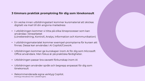 Microsoft Cowork för lönekonsulten (AI-utbildning för lön) (utbildning) (3 timmar) (25 september 8:30 - 11:30)