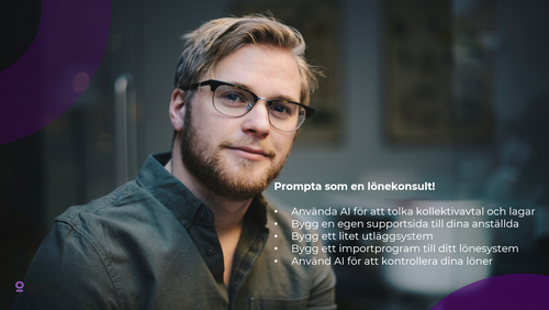 AI-promptning för lönekonsulten (utbildning) (3 timmar) (25 augusti 8:30 - 11:30)