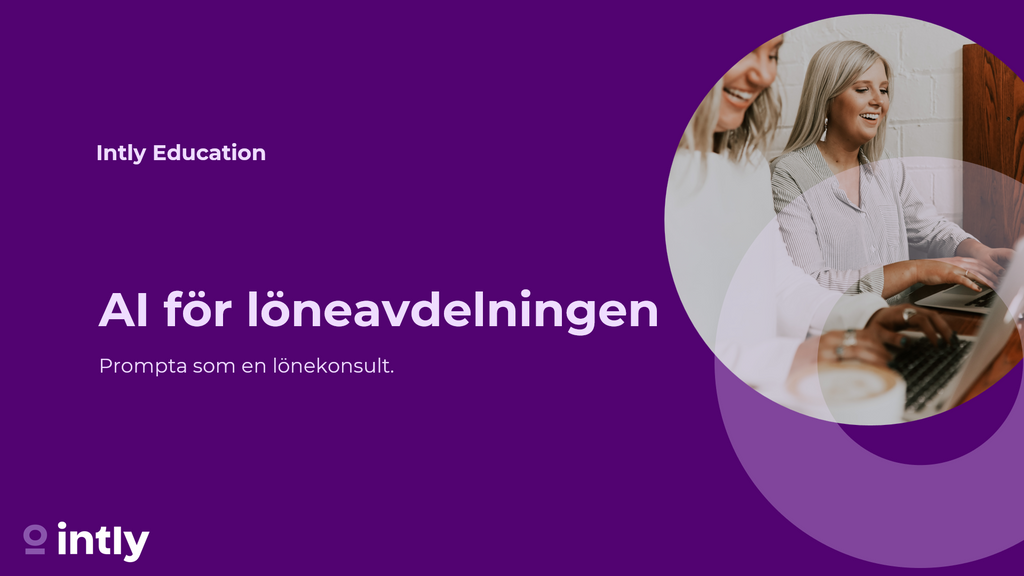 AI-promptning för lönekonsulten (utbildning) (3 timmar) (25 augusti 8:30 - 11:30)